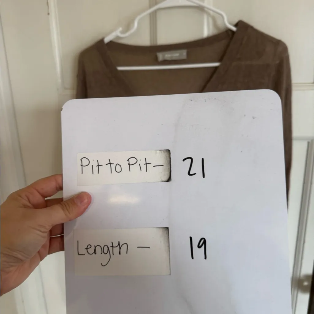 Everlane alpaca blend cropped cardigan size medium - Image 8