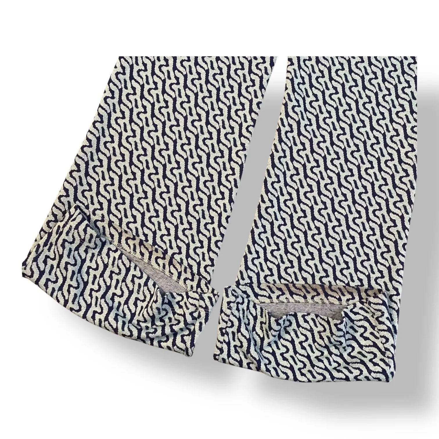 Urban Outfitters Blue Bryn Patterned‎ Flared Leggings Size Small Boho - Image 8