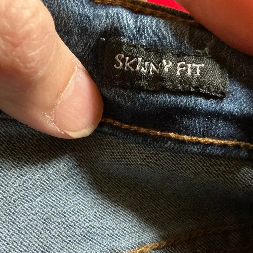 Judy Blue Skinny Jeans Women’s Mid Rise Stretch Denim Dark Wash - Image 5