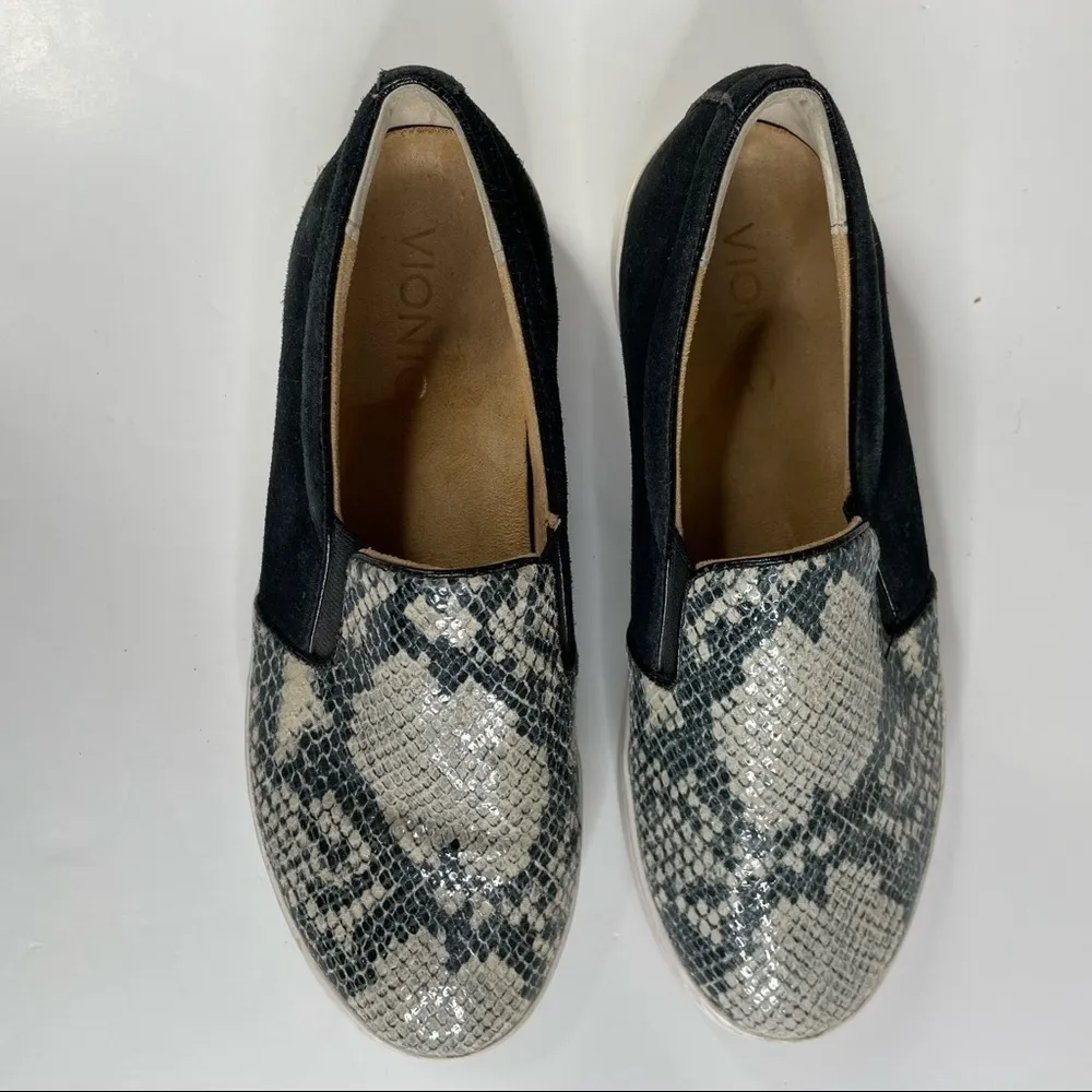 Vionic Midi Snakeskin Print‎ Shoes Size 6 - Image 3