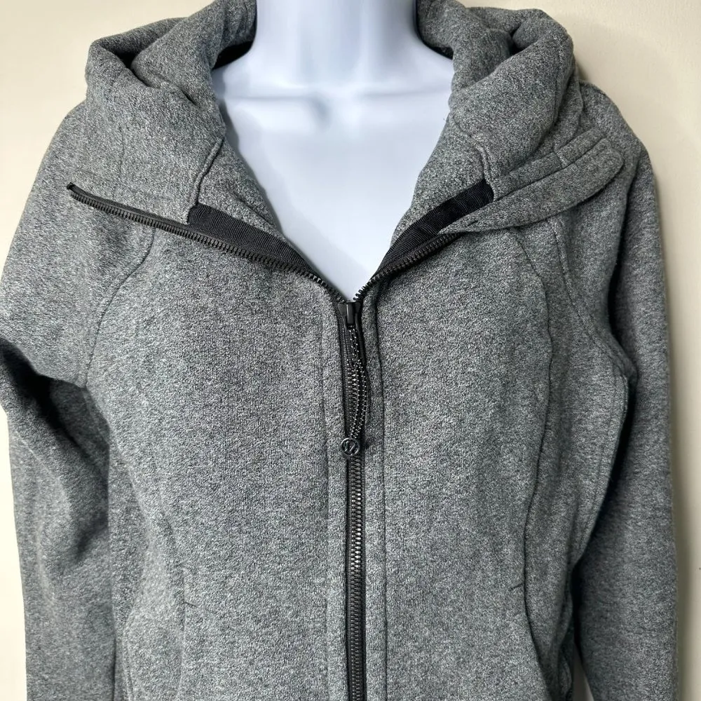 Scuba Full-Zip Hoodie Grey Women's 6 - Image 4