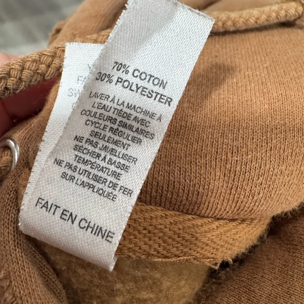 Distressed by HB Sweatshirt Brown Size XL - Image 10