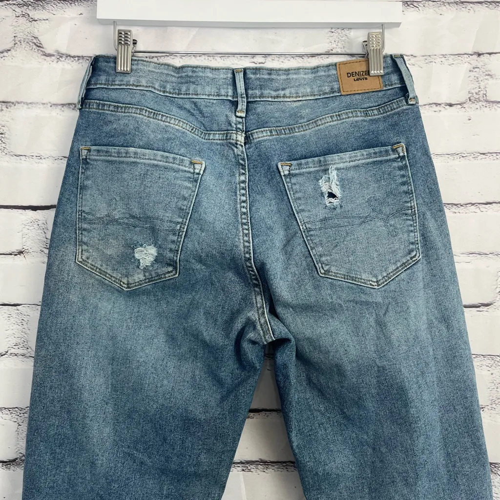 Levi’s Denizen Mid Rise Boyfriend Jeans Distressed Blue Women’s 10 Casual Denim - Image 9
