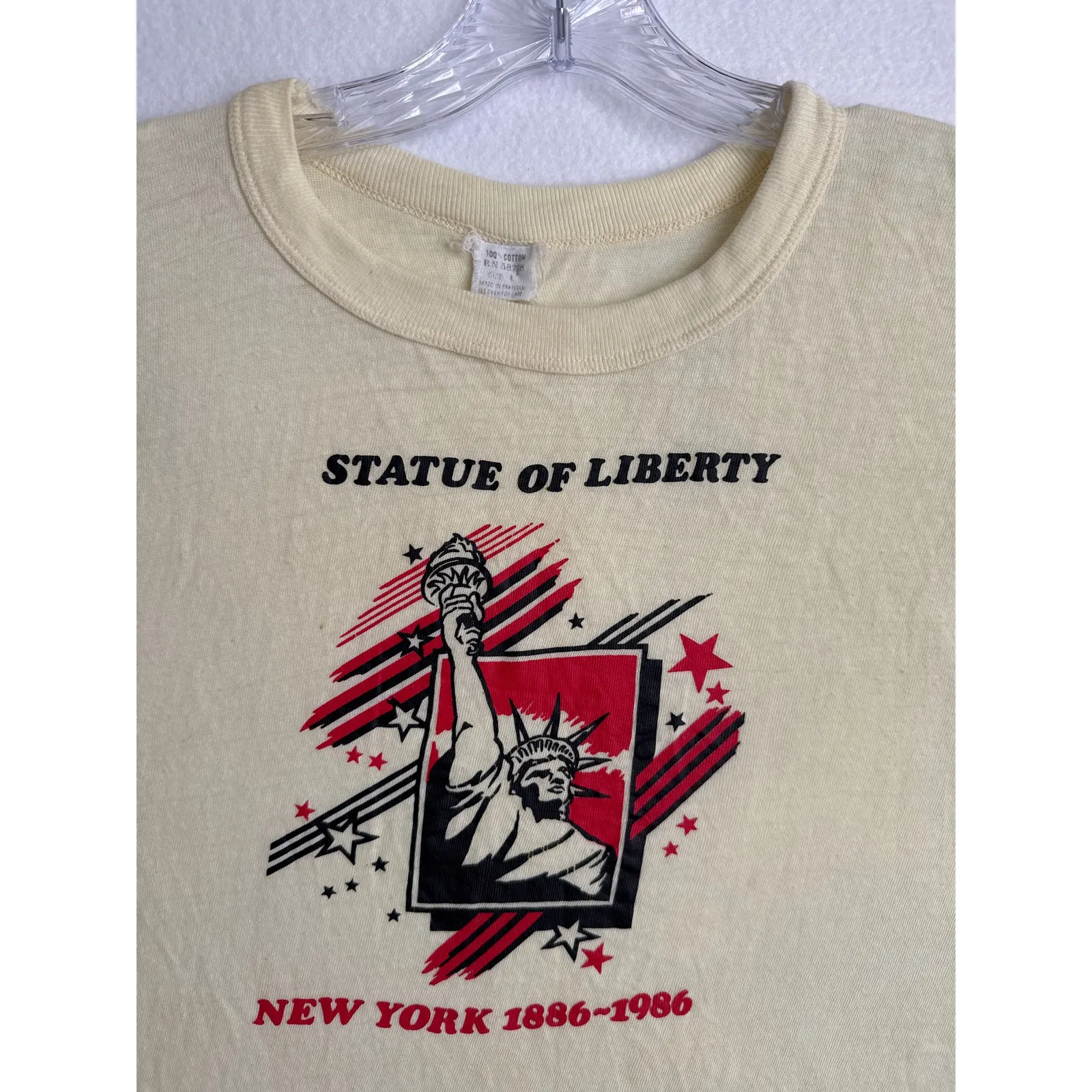 Vintage 1986 Statue of Liberty Centennial T - Image 7