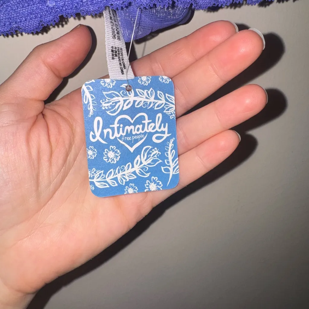 Free People NWT Love Letters Convertible Lace  Bra in Purple - Image 8