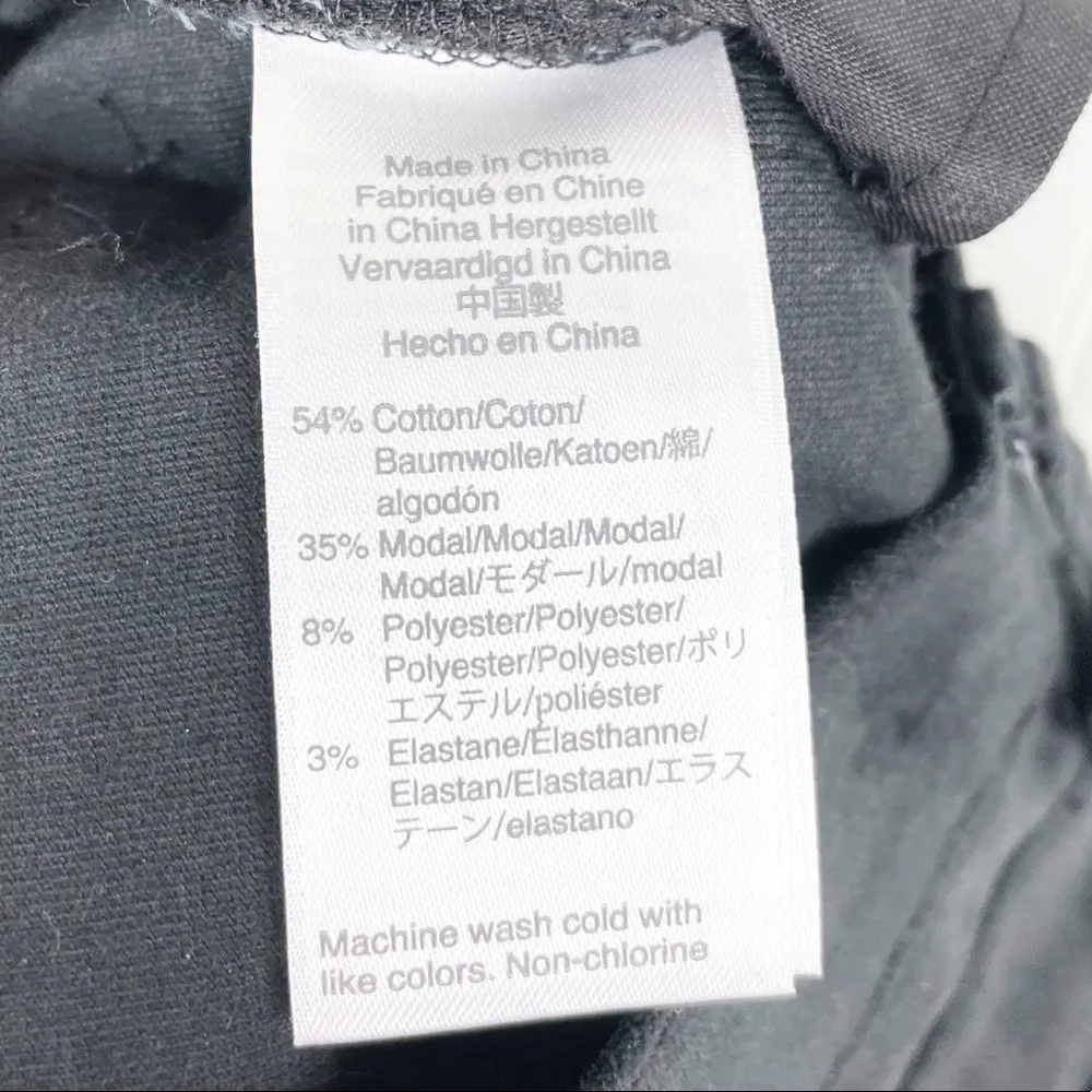 J. Crew Jeans 9 Inch High-Rise Toothpick Luxe Black Velvet J4108 Women's Size 27 - Image 9