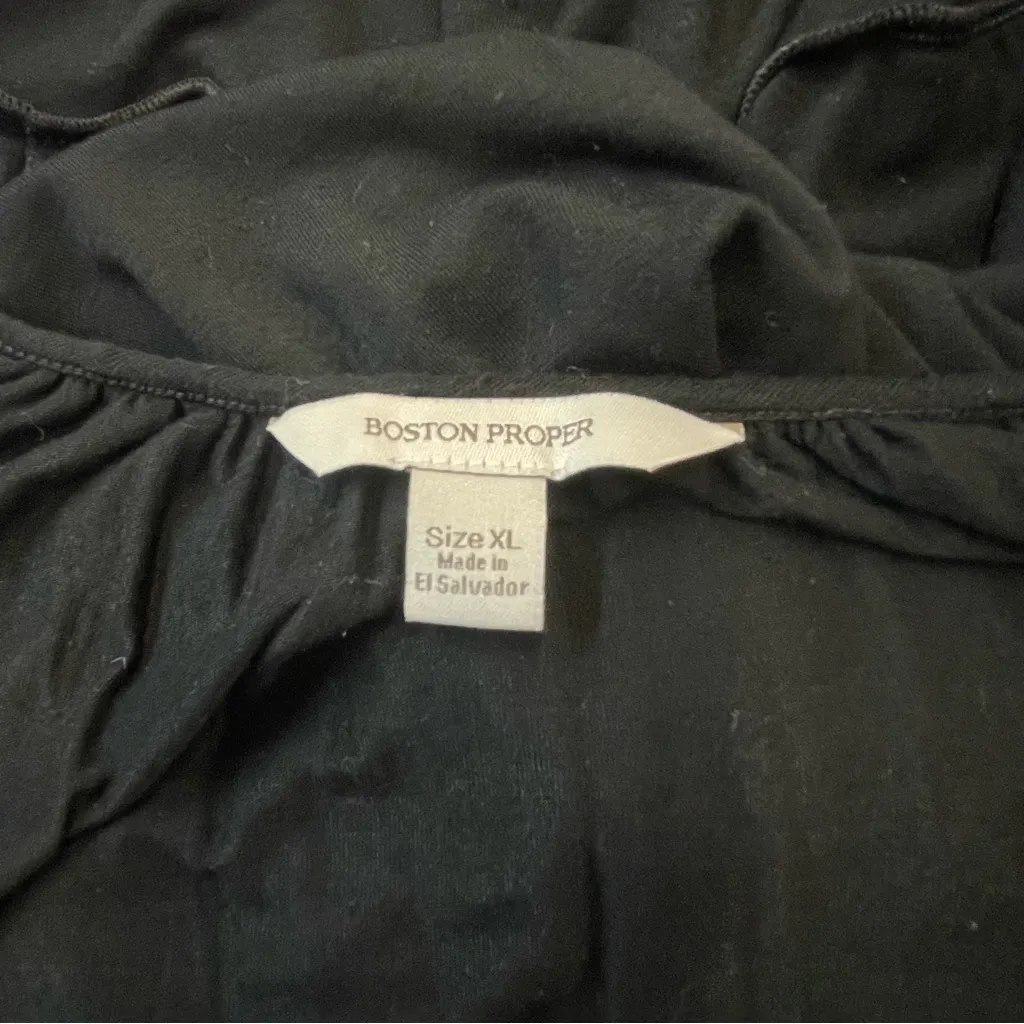 Boston Proper  Elegant Black Top - Image 8