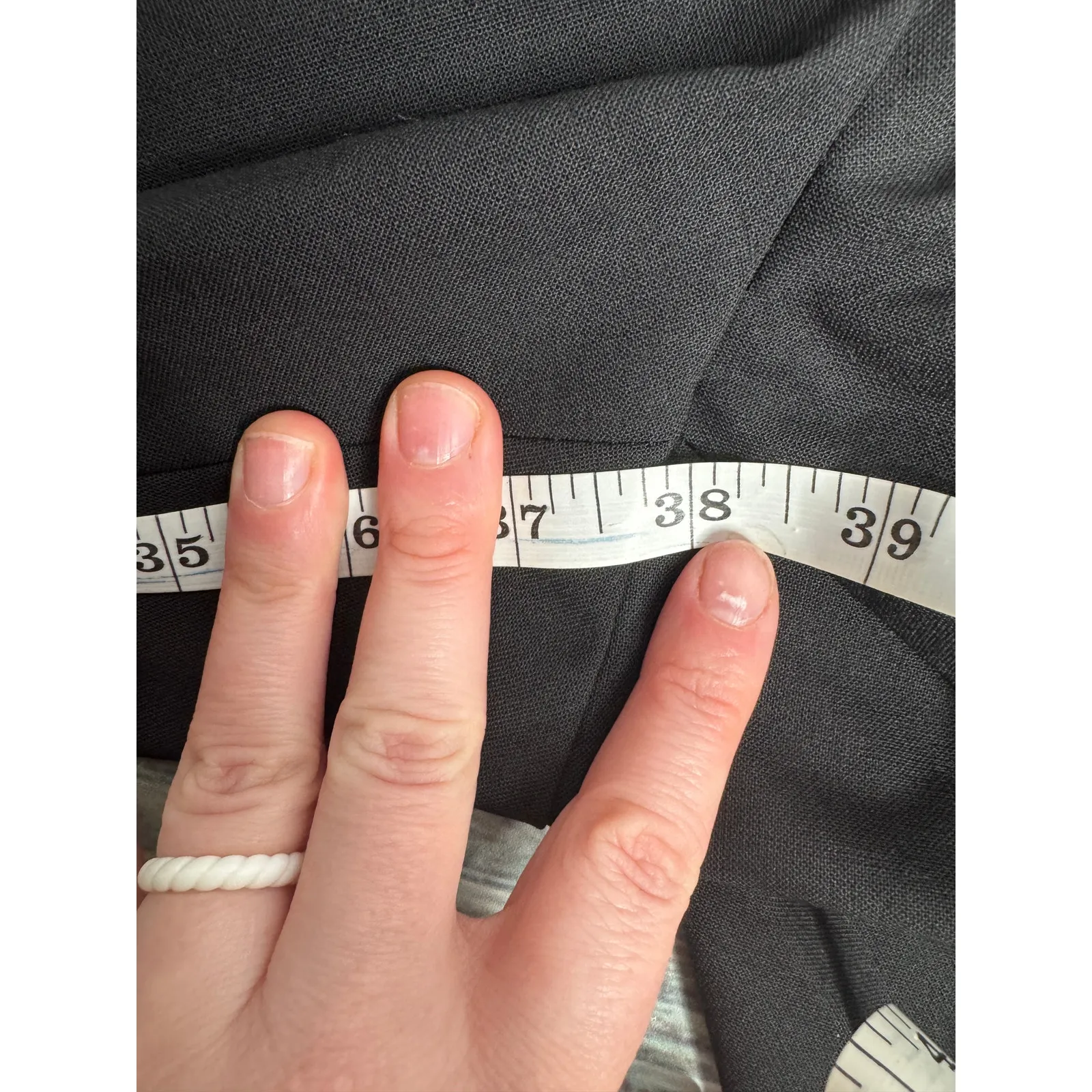 Lands End Avis Budget Jeff Banks Dress Pants Black Slacks Wool Blend 18 NWT - Image 2