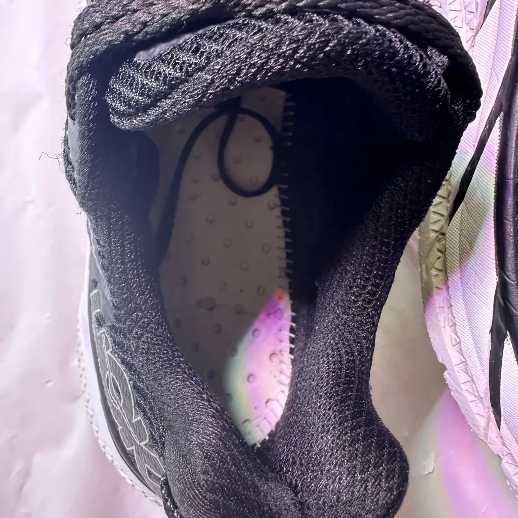 Hoka Women's Black and White Sneakers - Image 5