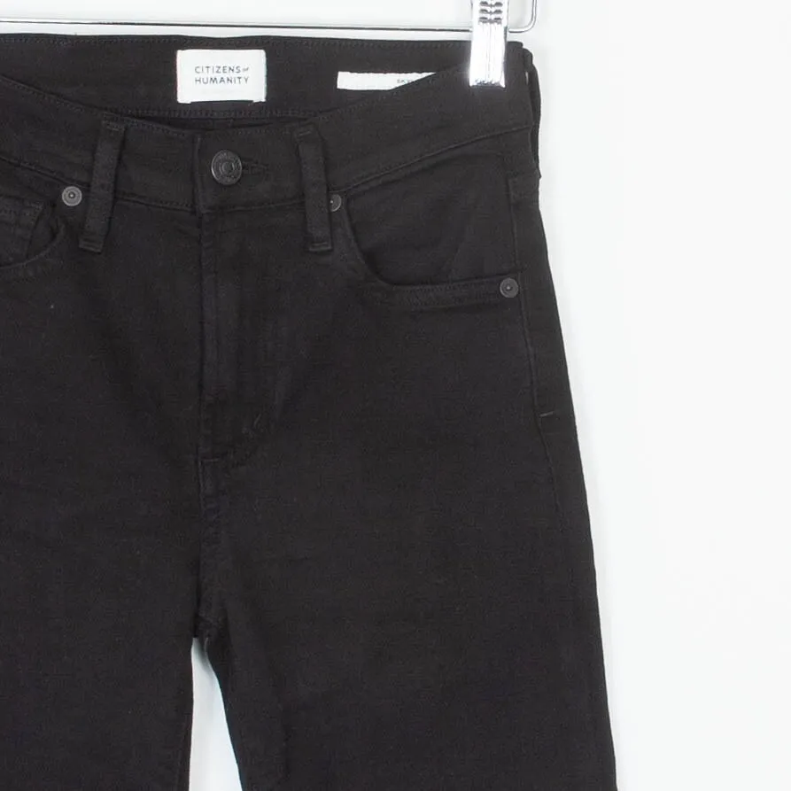 Citizens of Humanity Skyla Mid Rise Slim Cigarette Jeans Size 23 Black Casual - Image 2