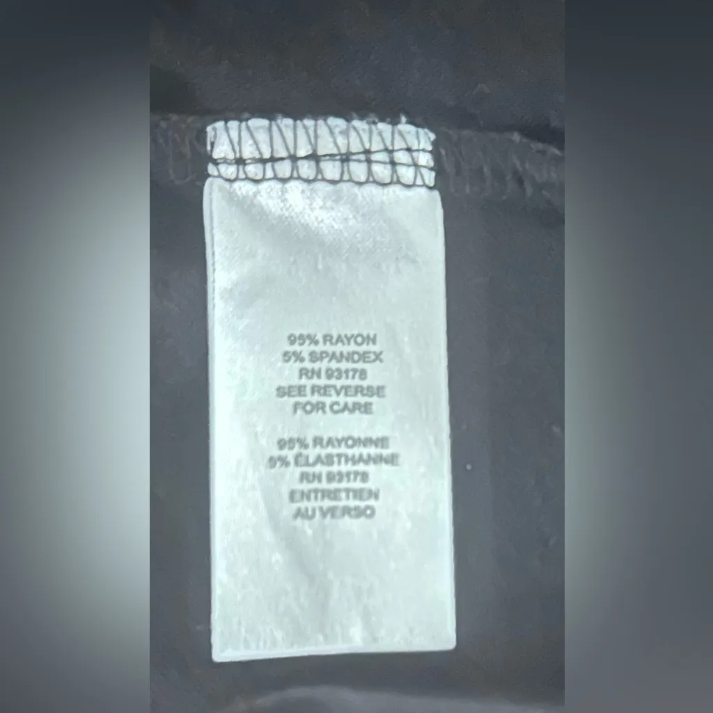 Tahari Black Cowl Neck Tunic 2X basic minimalist office career plus Lagenlook - Image 5