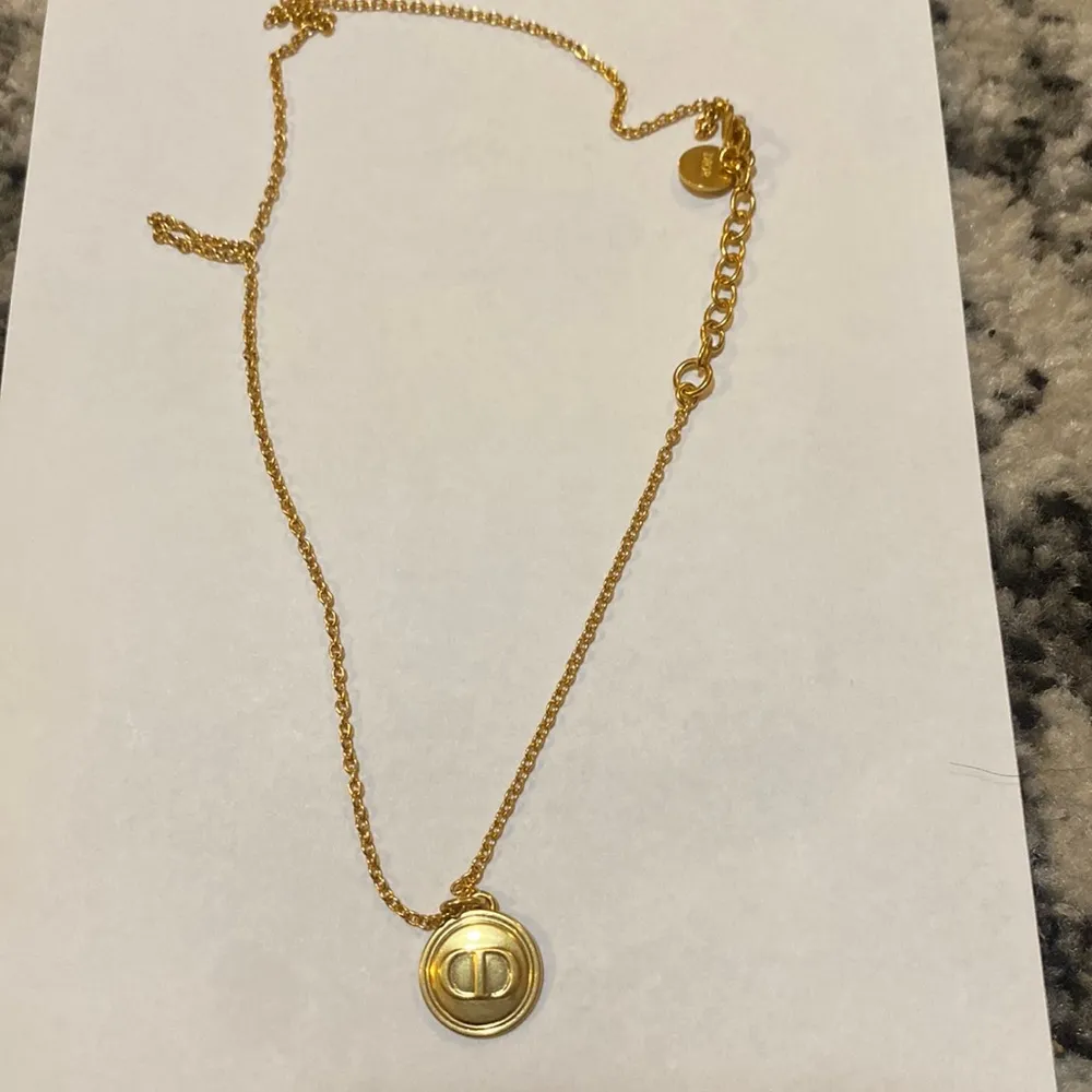 Dior Petit CD Necklace Gold-Finish Metal - Image 2