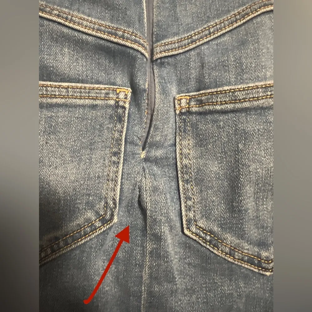 Pilcro Anthropologie $158 The Madi Front Slit Denim Strapless Dress Western Y2K - Image 10