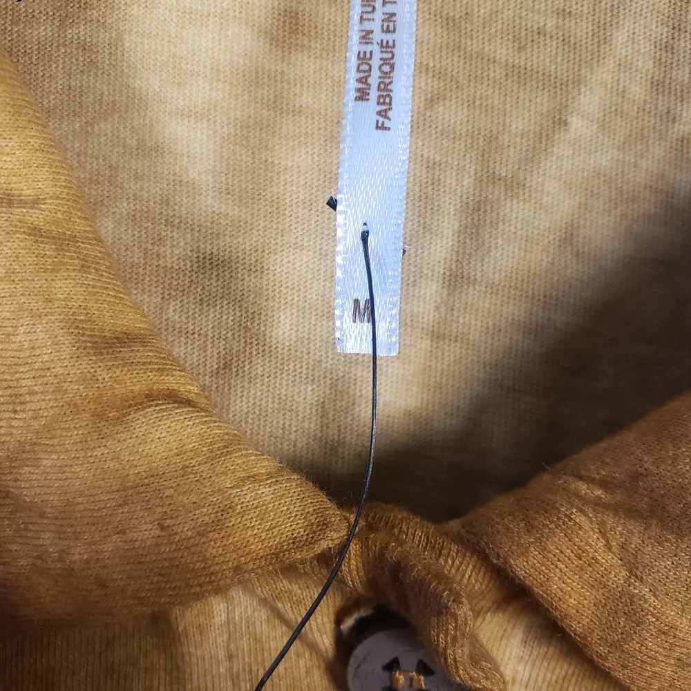 NWT Free People Copper Weekend Rush Crop Short Sleeve Button Up Top Size Medium - Image 6