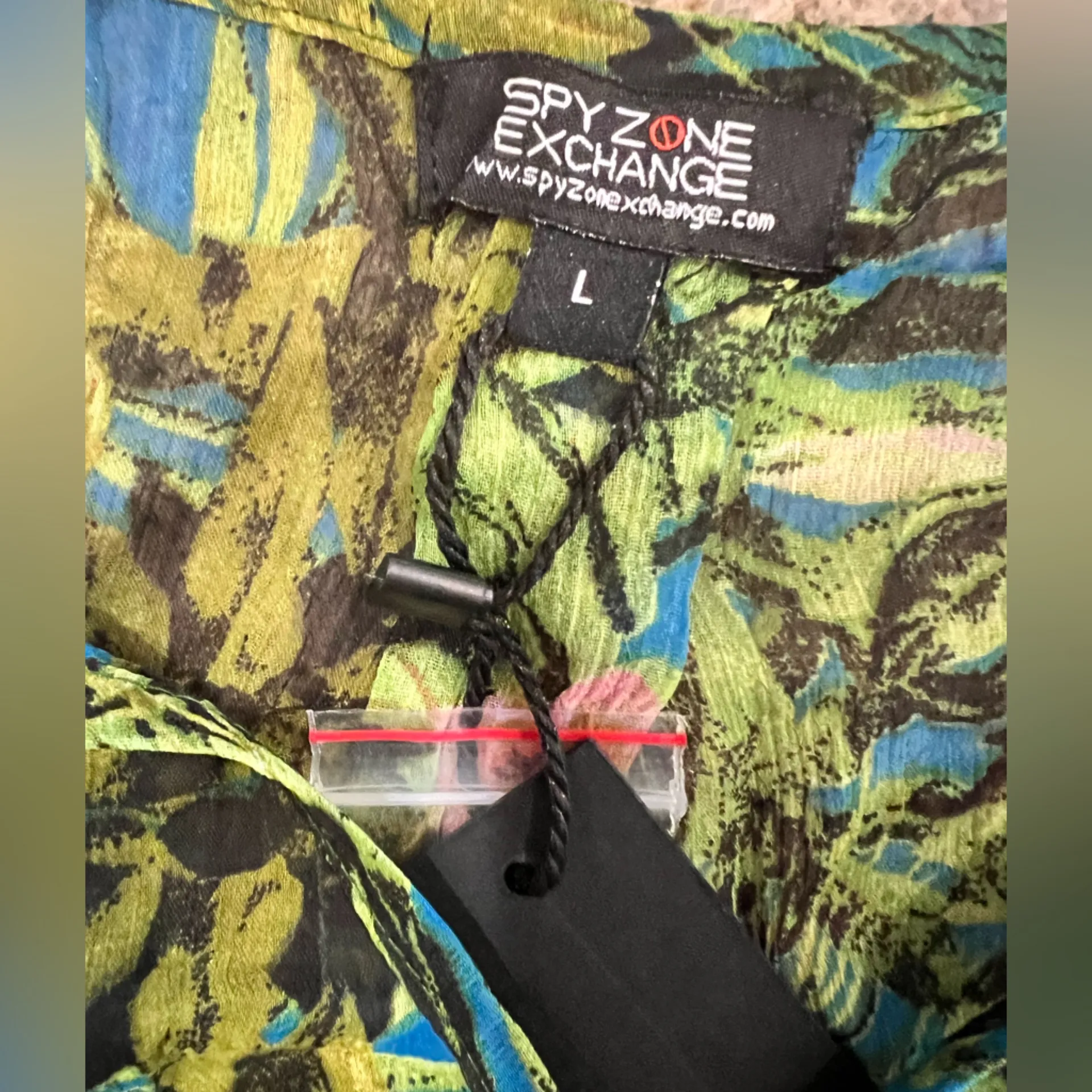 Spy Zone Exchange Women Floral Print Belted Maxi Dress Multicolor Size Large NWT Green - Image 13