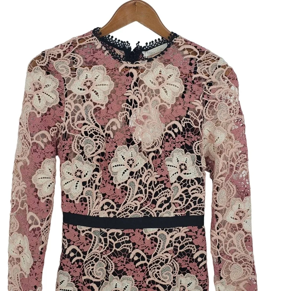 Talulah The Passion Long Sleeve Mini Dress In Pink Multi - Image 7