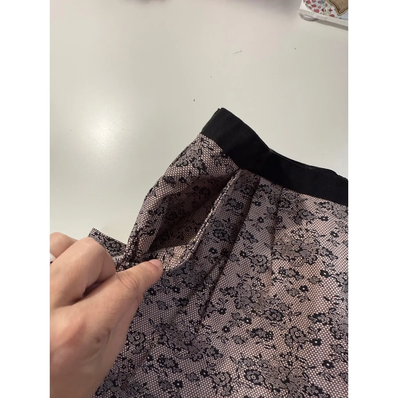 Jason Wu for Target Floral Lace Skirt | Size 6 | Coquette | Designer Collab Black - Image 4