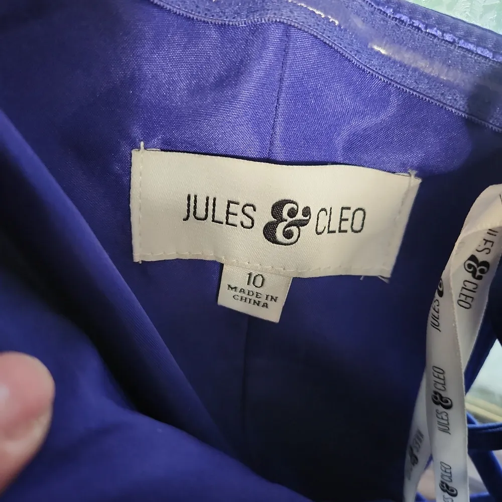 Jules And Cleo Mosaic Beaded Ball Gown With Full Sparkle Skirt Size 10 - Image 15