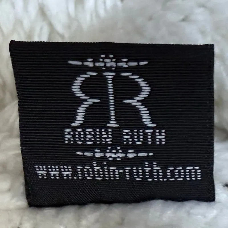 Robin Ruth Colorado Rocky Mountain Pom Pom Knit Hat Beanie One Size Blue Red - Image 4