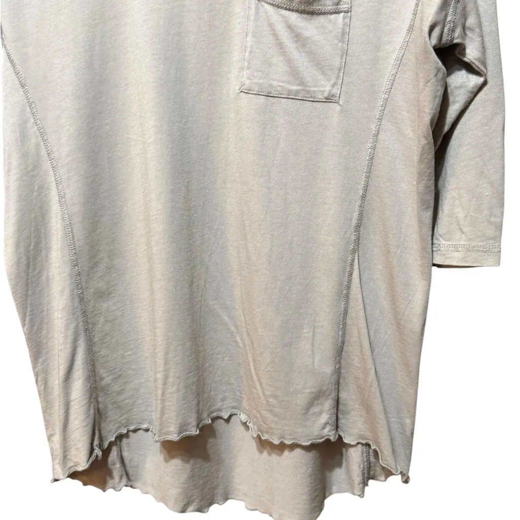 Sundance Light Gray Relaxed Fit Slouchy Top Sz S minimalist chic - Image 6