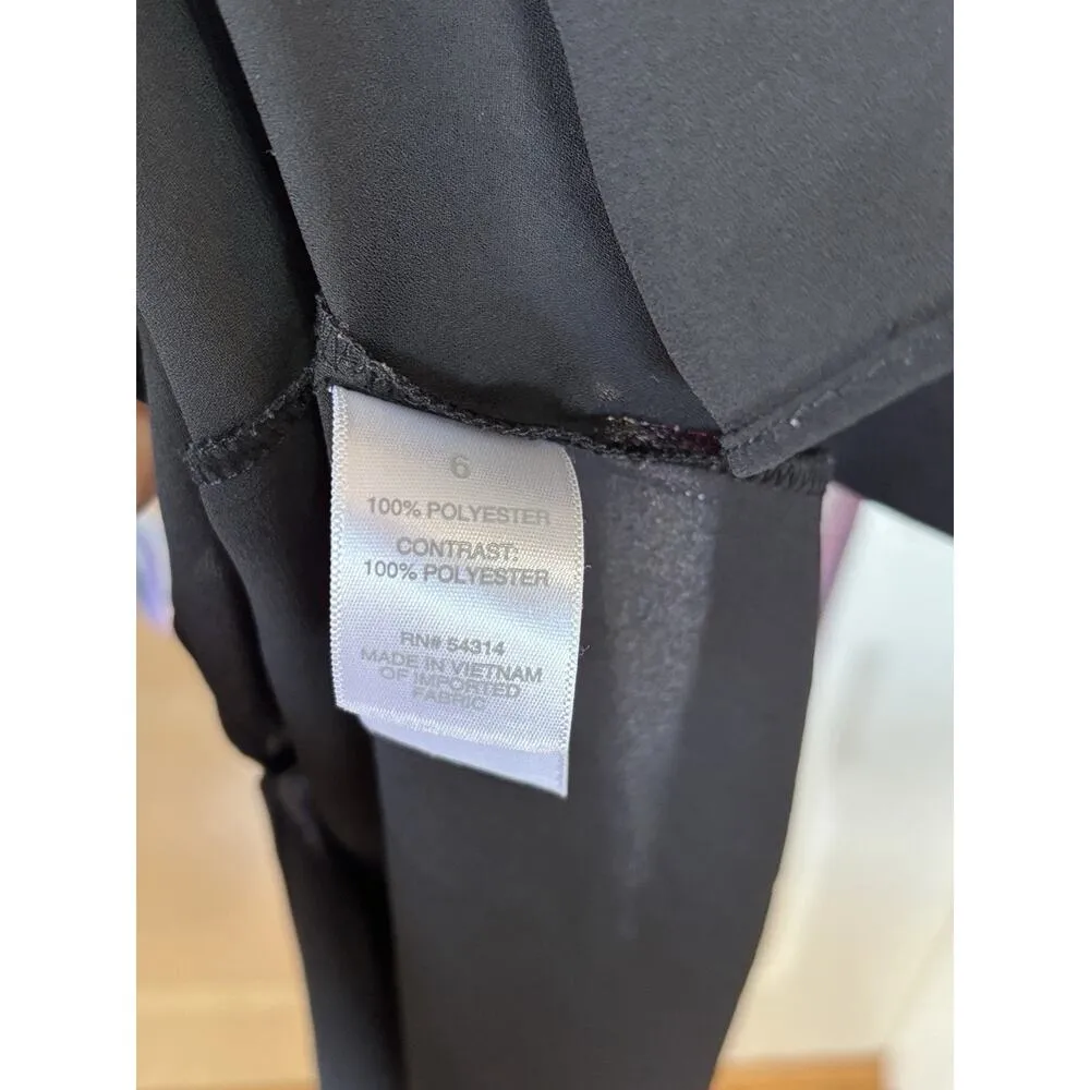 Bisou Bisou Women’s Black Rainbow Striped Asymmetrical Dress Size 6 Artsy - Image 7