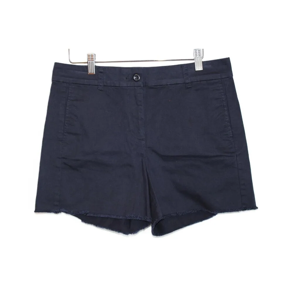 Womens J. Crew 4" Slouchy Chino Shorts AY954 Blue Cotton Casual Shorts Size 4 - Image 2
