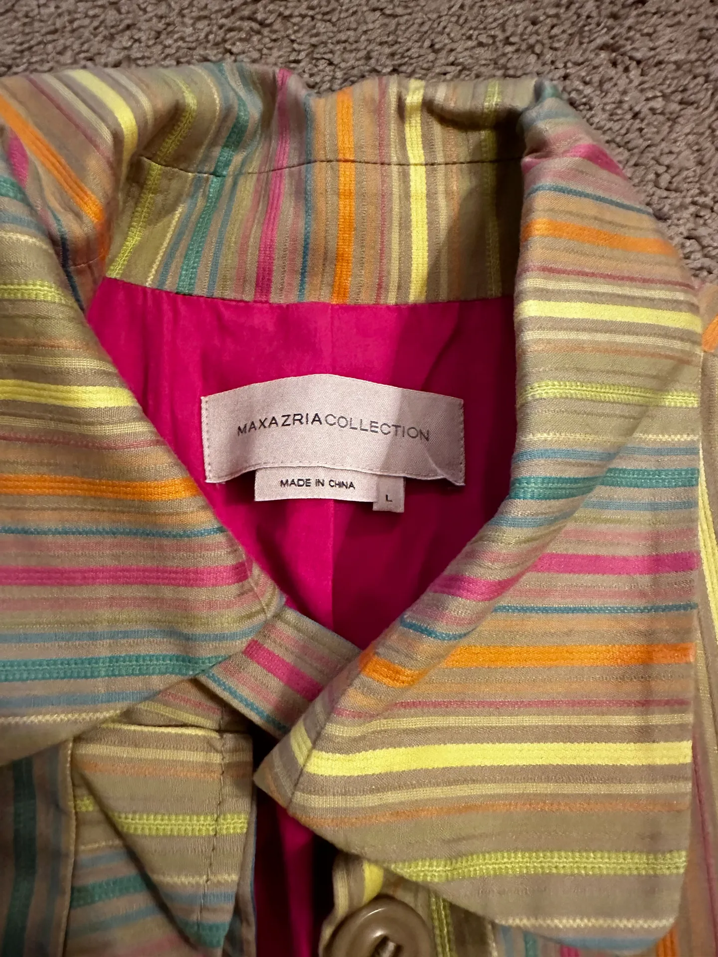 Maxzira Collection Colorful striped blazer - Image 5