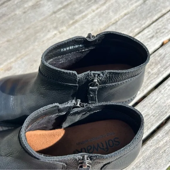WOMEN'S SOFTWALK‎ RUBI BOOTIES black size 7.5 N - Image 3
