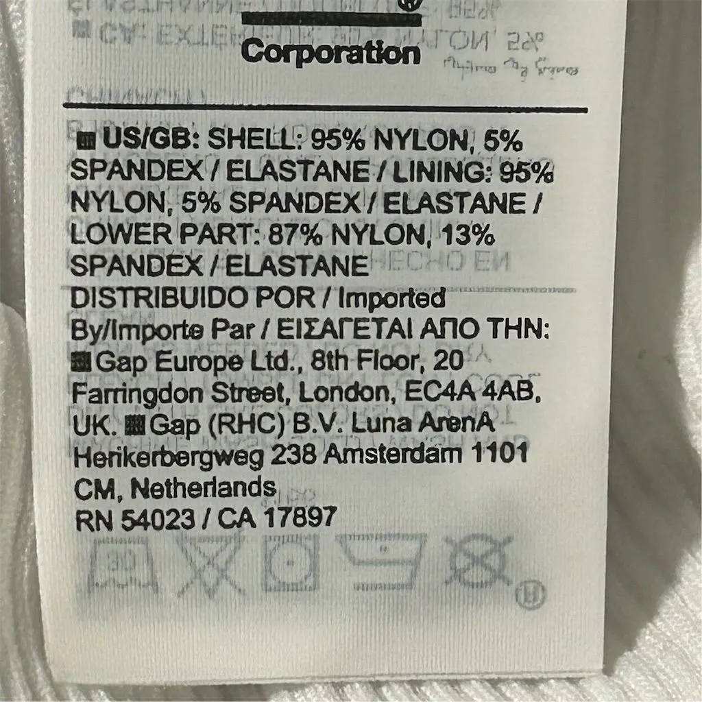 Athleta Women's White Cropped Tank Top Size M - Image 8