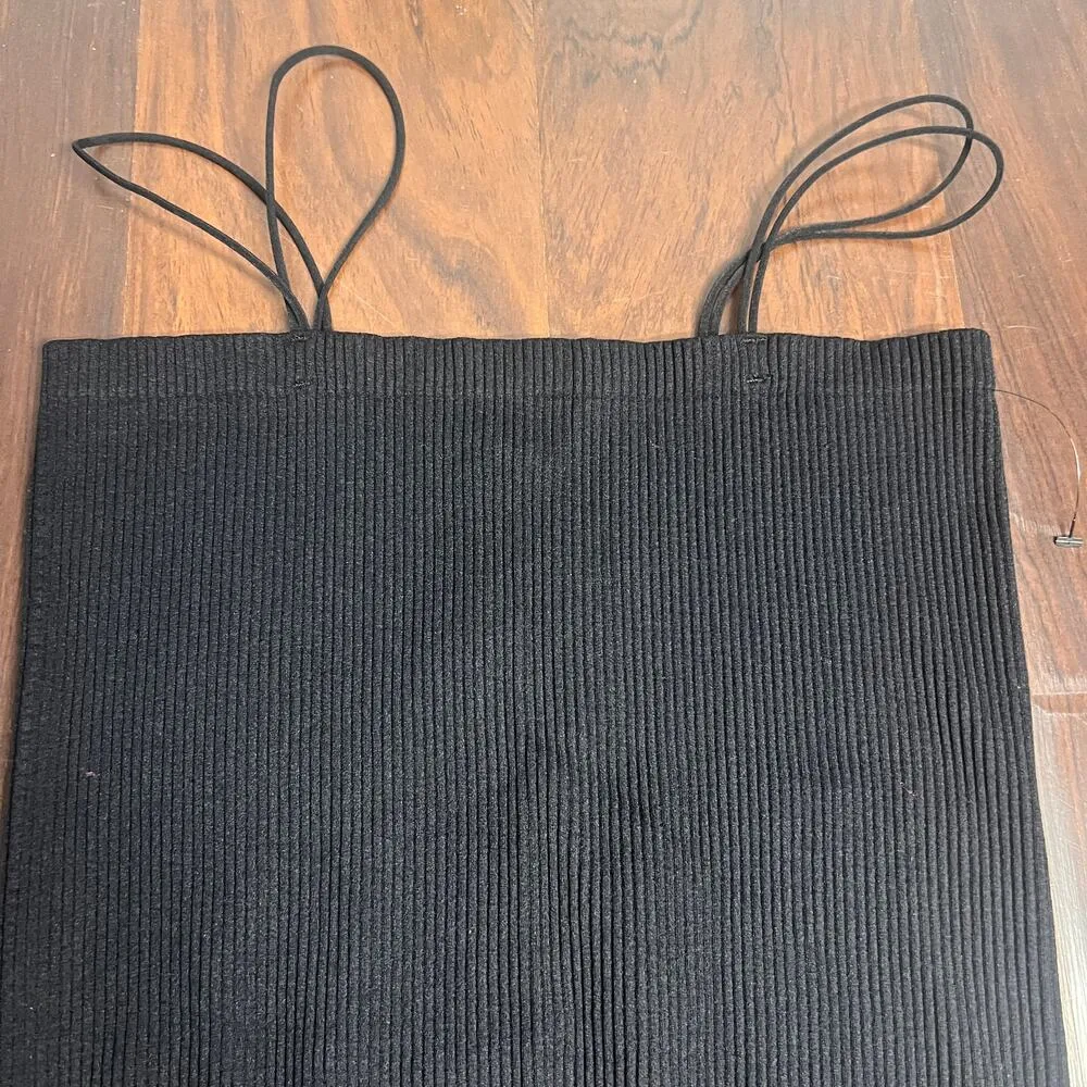 Alya black ribbed bodysuit Size large - Image 6