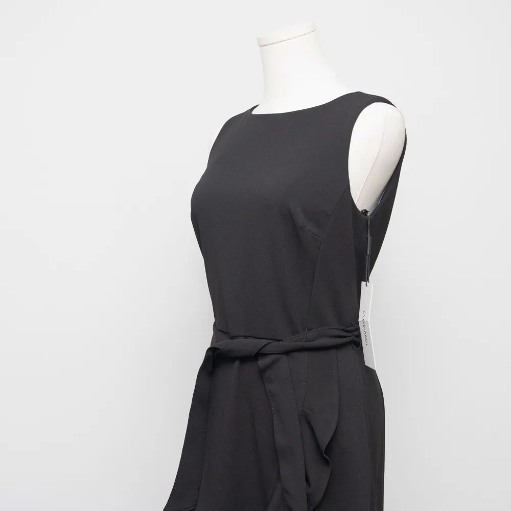Calvin Klein. Women's Scuba-Crepe Belted Ruffle Mini Dress. New! - Image 10