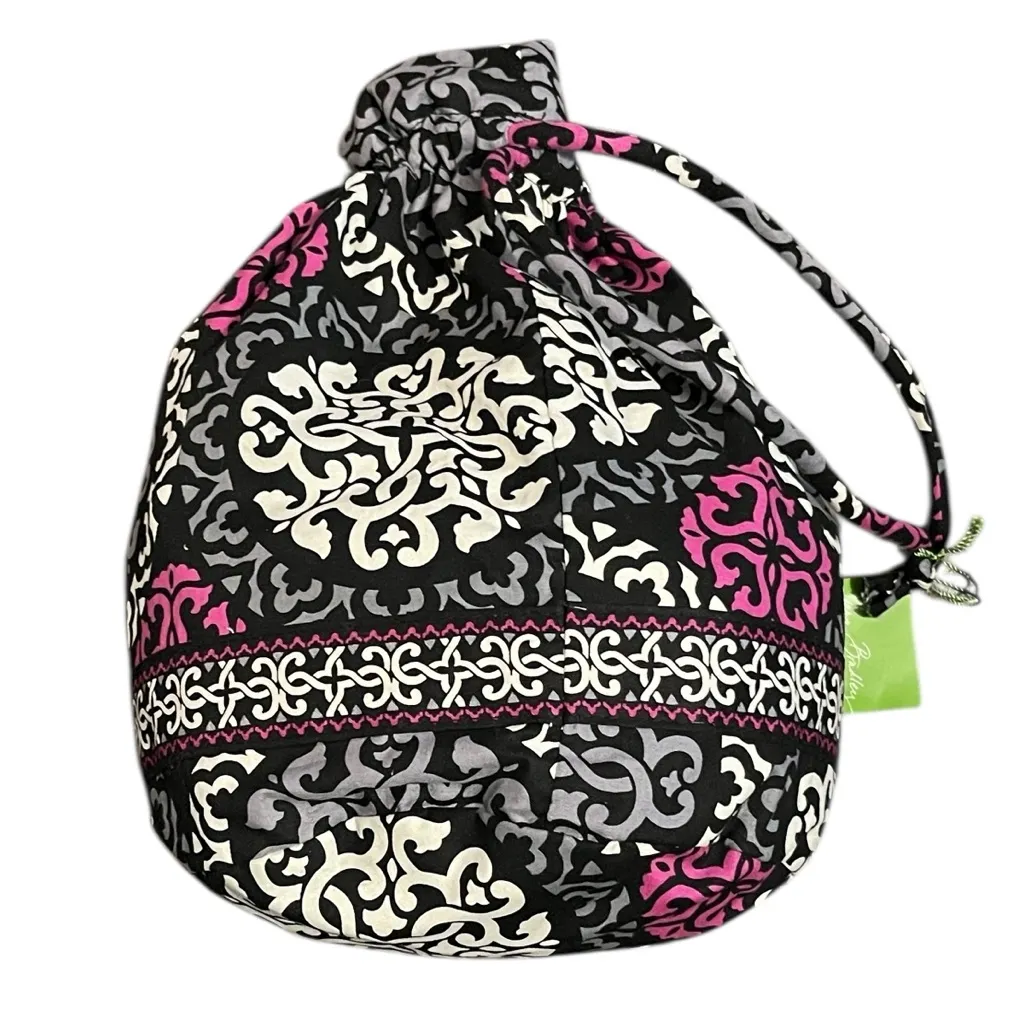 Vera Bradley  Ditty Bag in the Canterbury Magenta Pattern. - Image 2