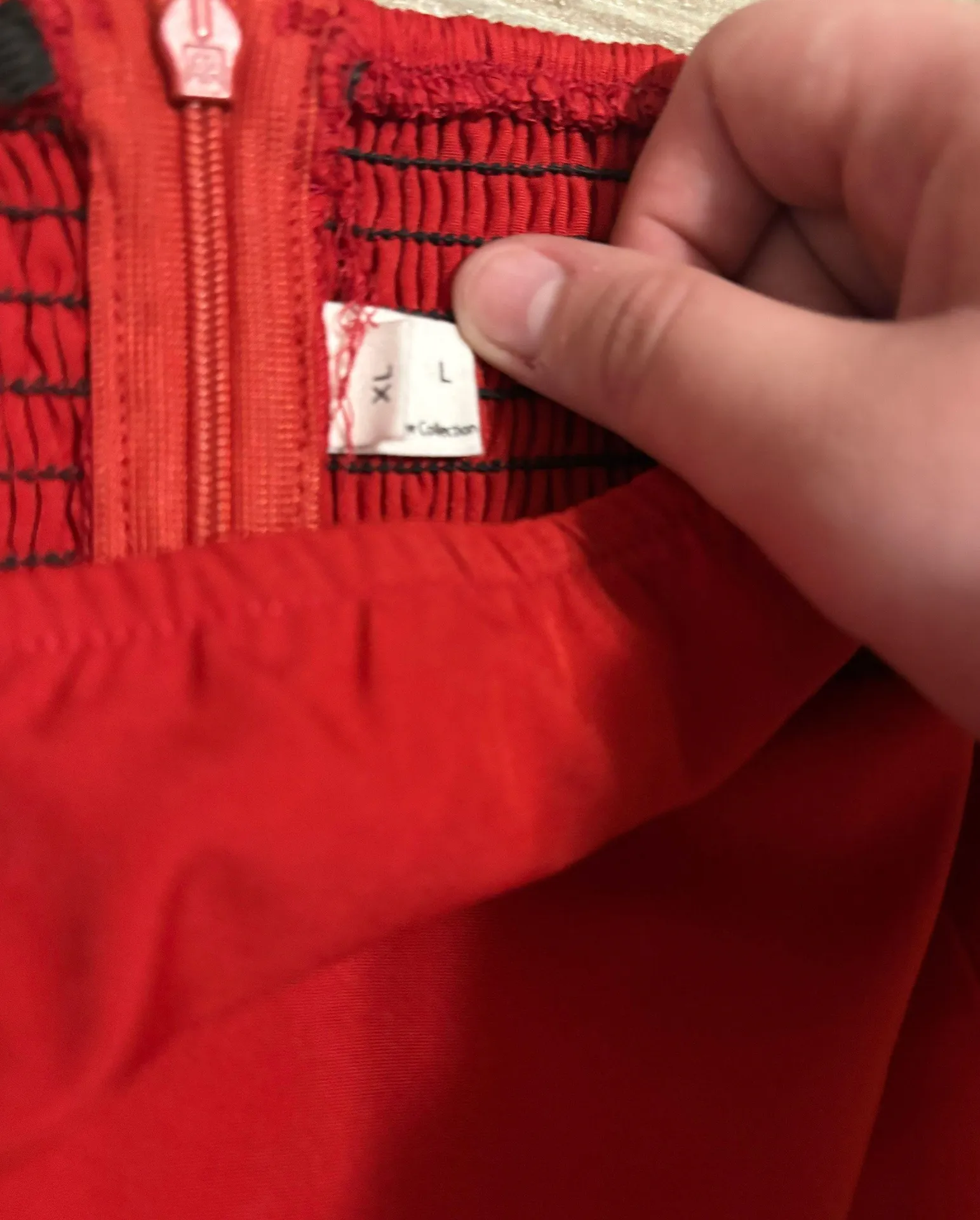 Red Off The Shoulder Dress - Image 2