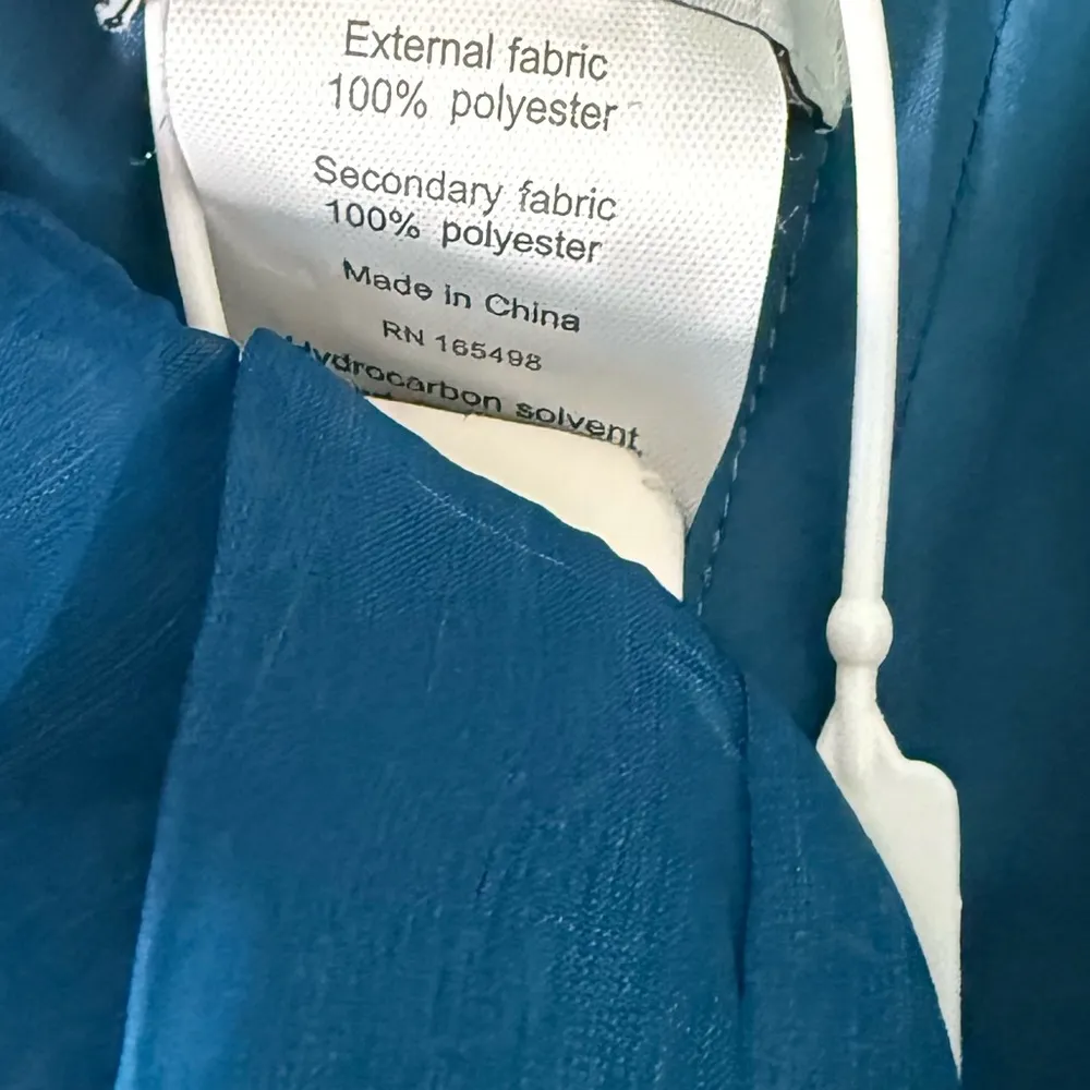 Rene Ruiz Collection Strapless Draped Gown Teal Blue Ombré Women’s Sz 10 NWT - Image 7