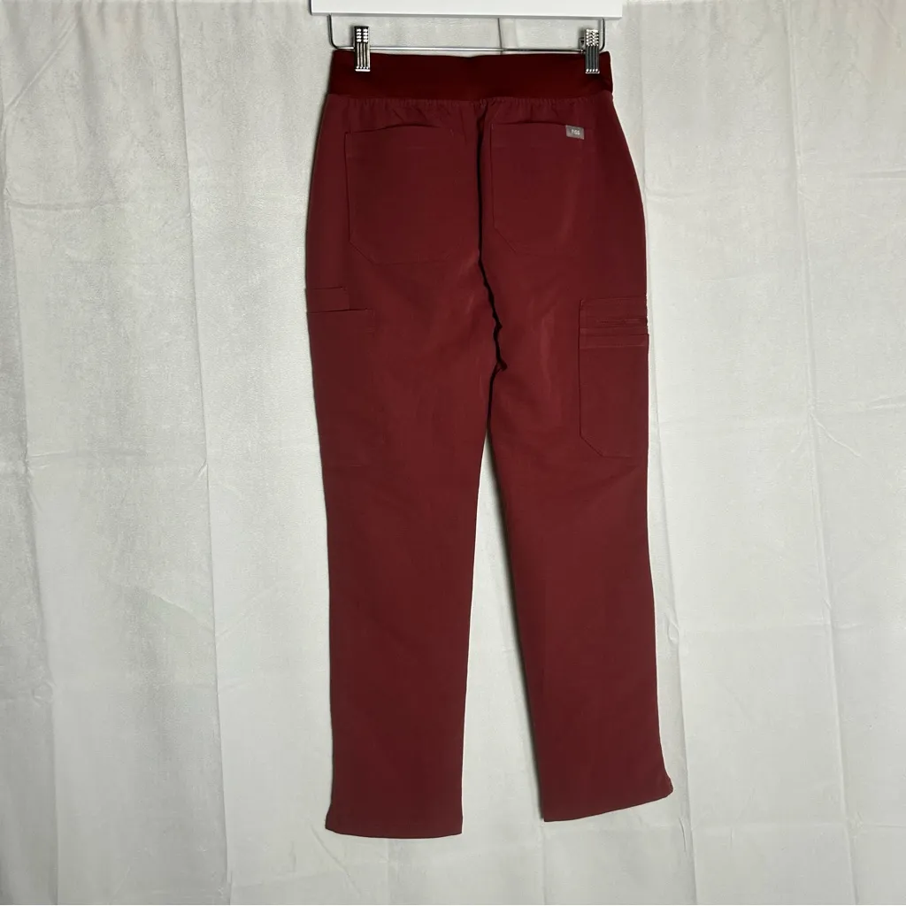 NWT Figs Yola w/ Yoga Waistband Petite Skinny Scrub Pants Size XXS - Image 2