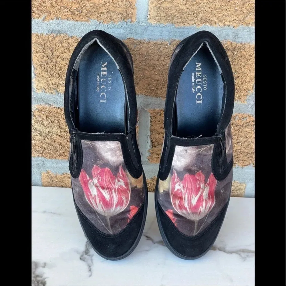 SESTO MEUCCI FIORIN (MULTI VALZER/ BLACK SUEDE) WOMEN'S SLIP ON SHOES
9.5 - Image 2