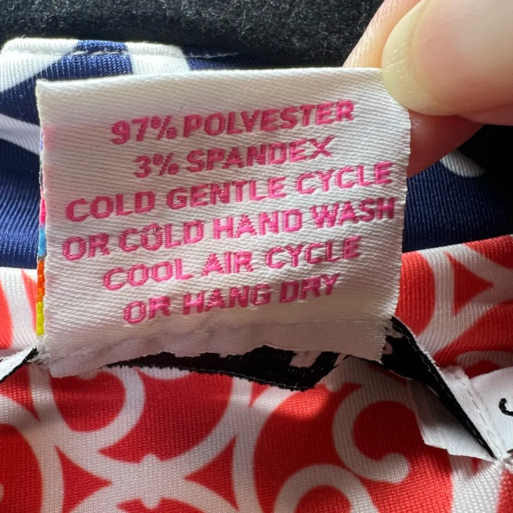 Gretchen Scott Womens Heavens Gates Dress Blue White Swirl Old Money No Belt Med - Image 16