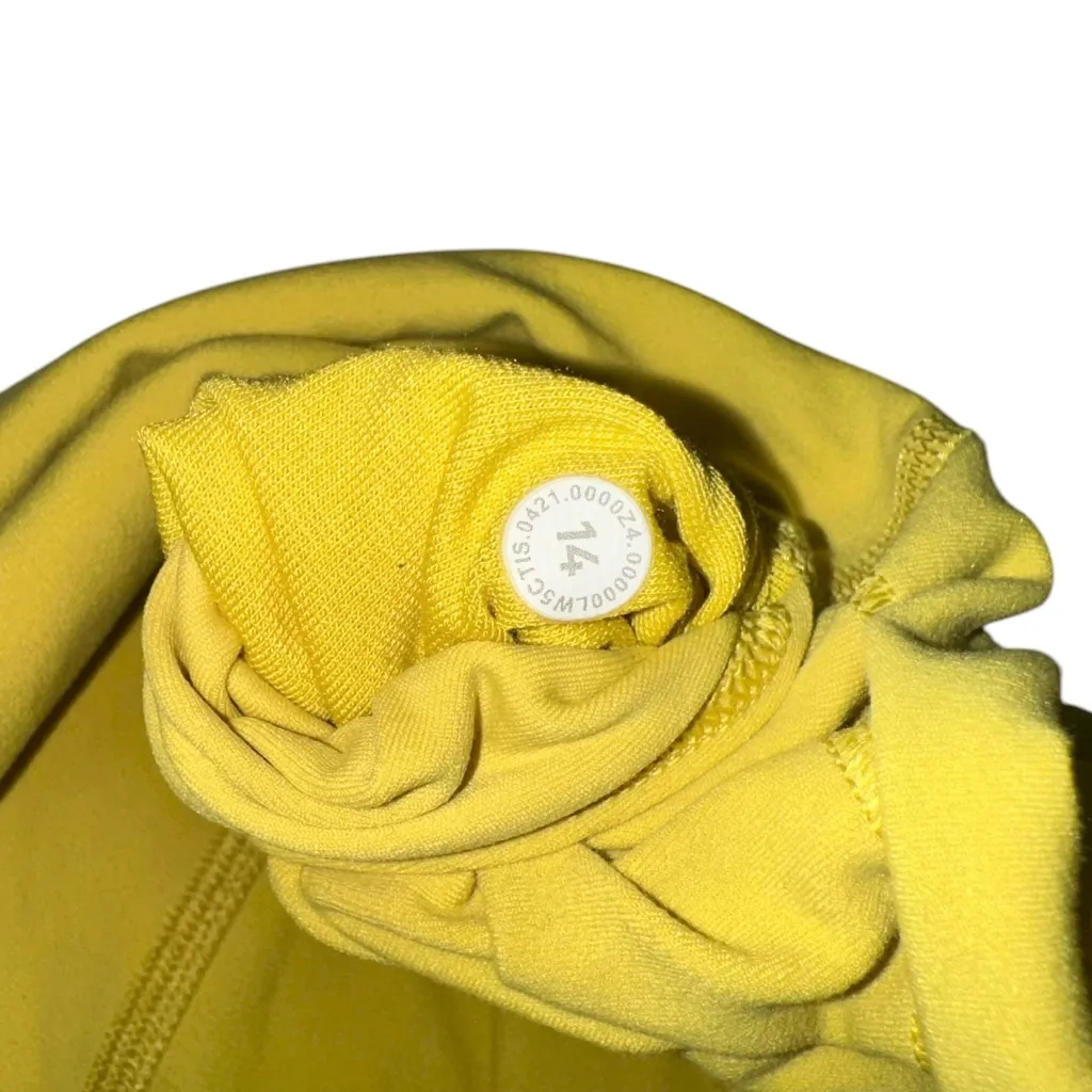 Lululemon Align Pant 28”Double Lined Yellow High Rise Leggings 14 in Yellow Pear - Image 3