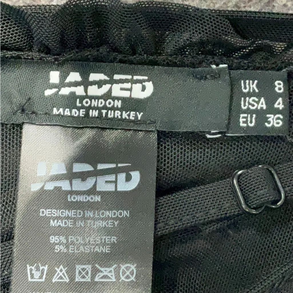 Jaded London Black Maxi Fatale Dress in Black NWT - Image 4