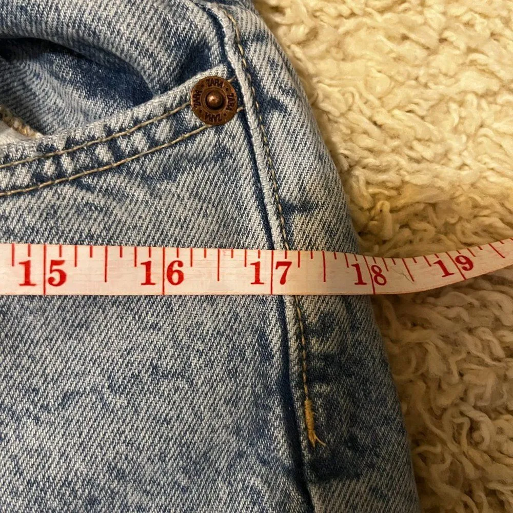 zara denim mom jeans size 8 - Image 5