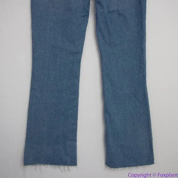 NEW Madewell Kick Out Crop Jeans in Cherryville‎ Wash: Raw-Hem Edition, 24 - Image 8