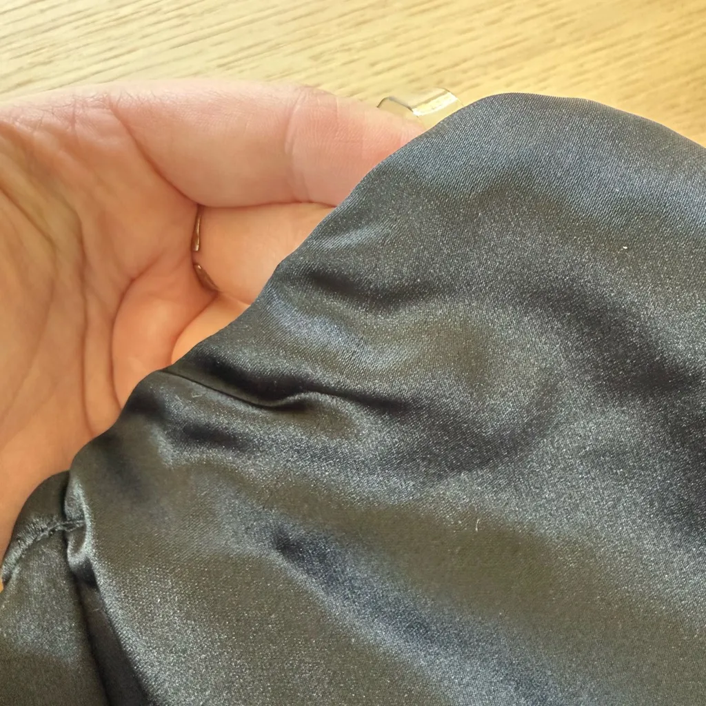 Black Satin tube top - Image 4