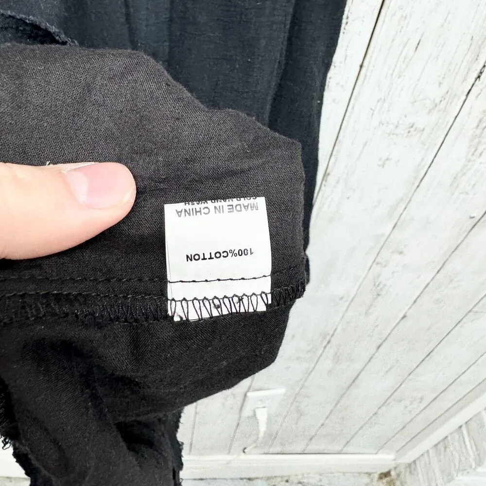 Princess Polly Dress Women Size 6 Wrap Around Black Sleeveless Mini Open Back - Image 4