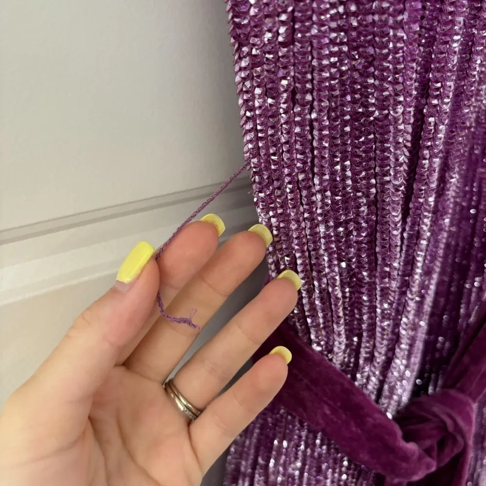 Retrofete ELLA SEQUIN DRESS Lavender - Image 8