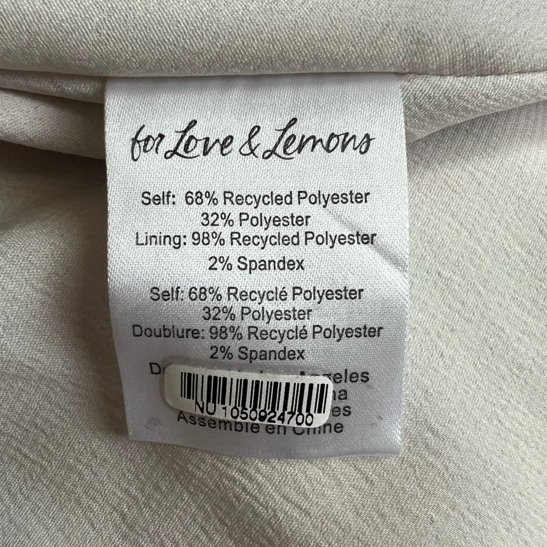 For Love & Lemons FL&L Women’s Palmer Retro Halter Cutout White Mini Dress Small - Image 10