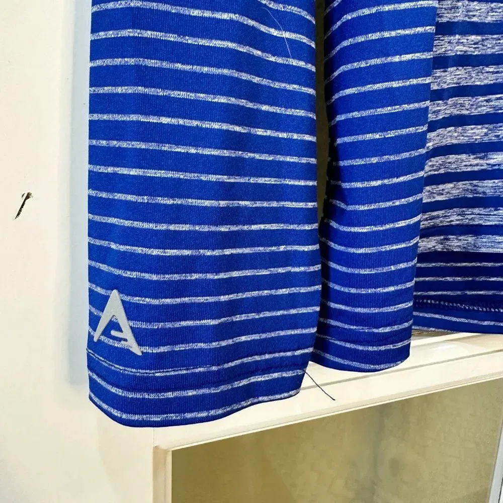 Golden State Warriors Antigua Quarter Zip Half Zip Long Sleeve Jacket Top - M - Image 8