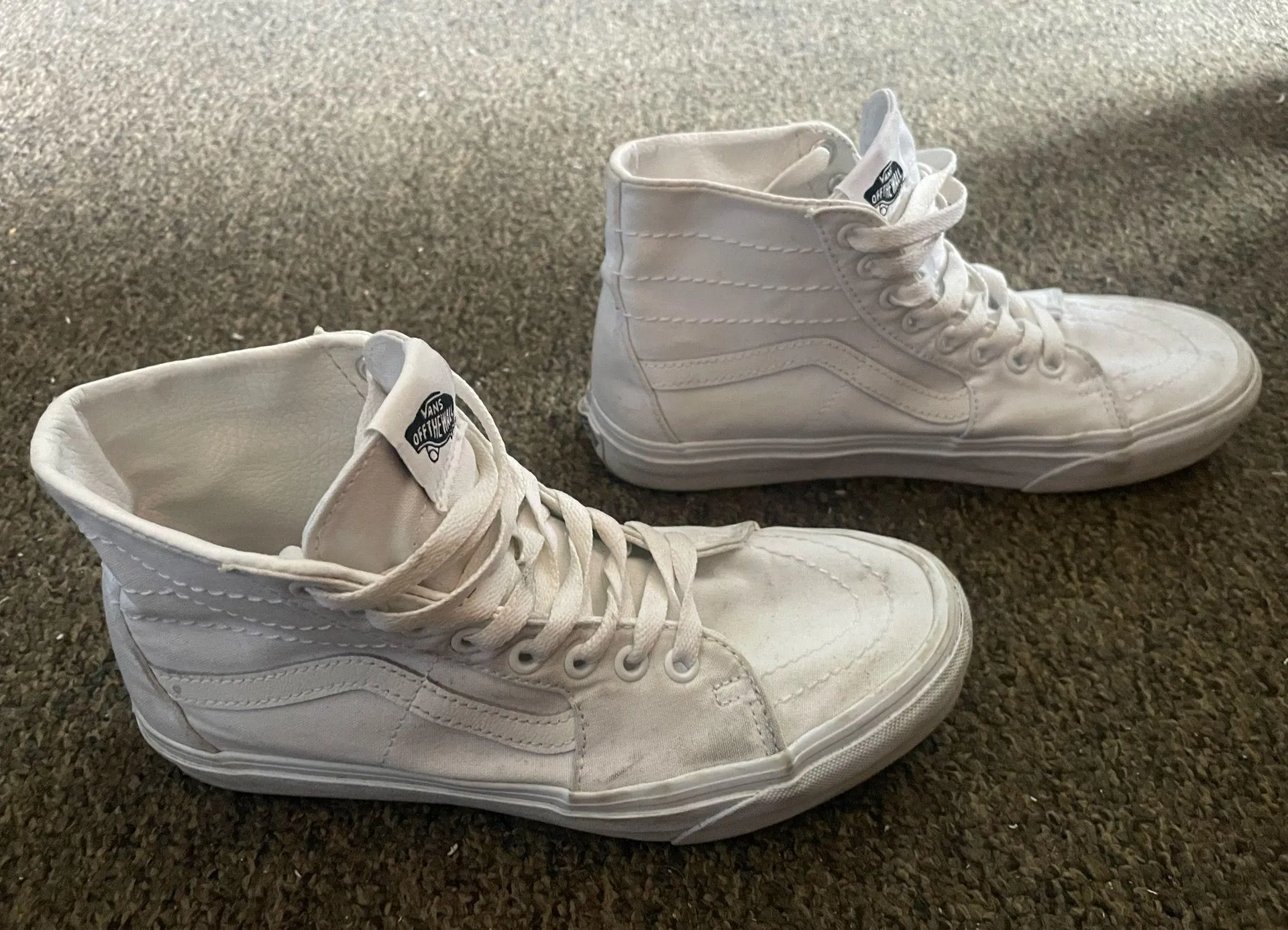 Vans White High-Top  - Image 2