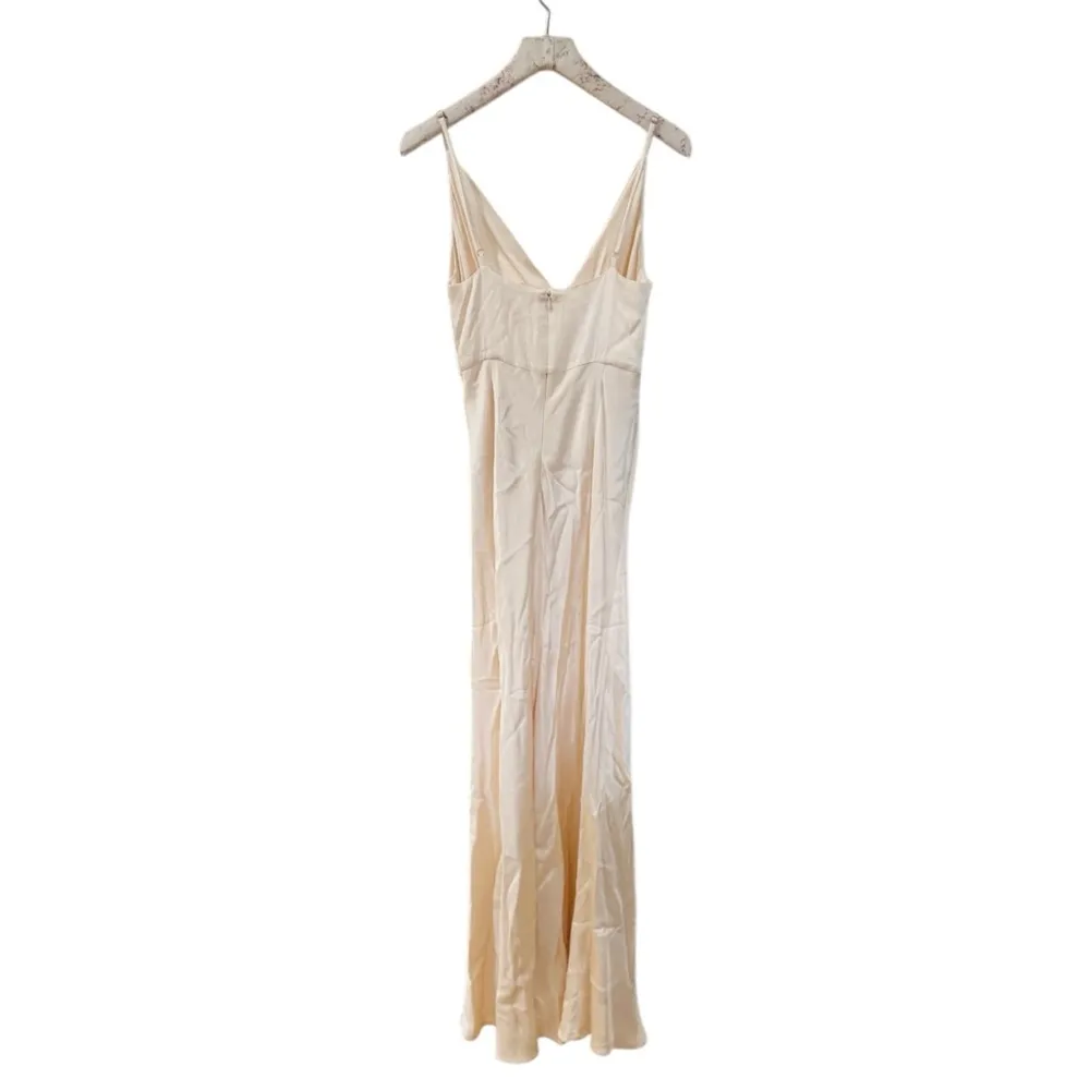 Shona Joy La Lune crossed draped maxi Cream dress - Image 12
