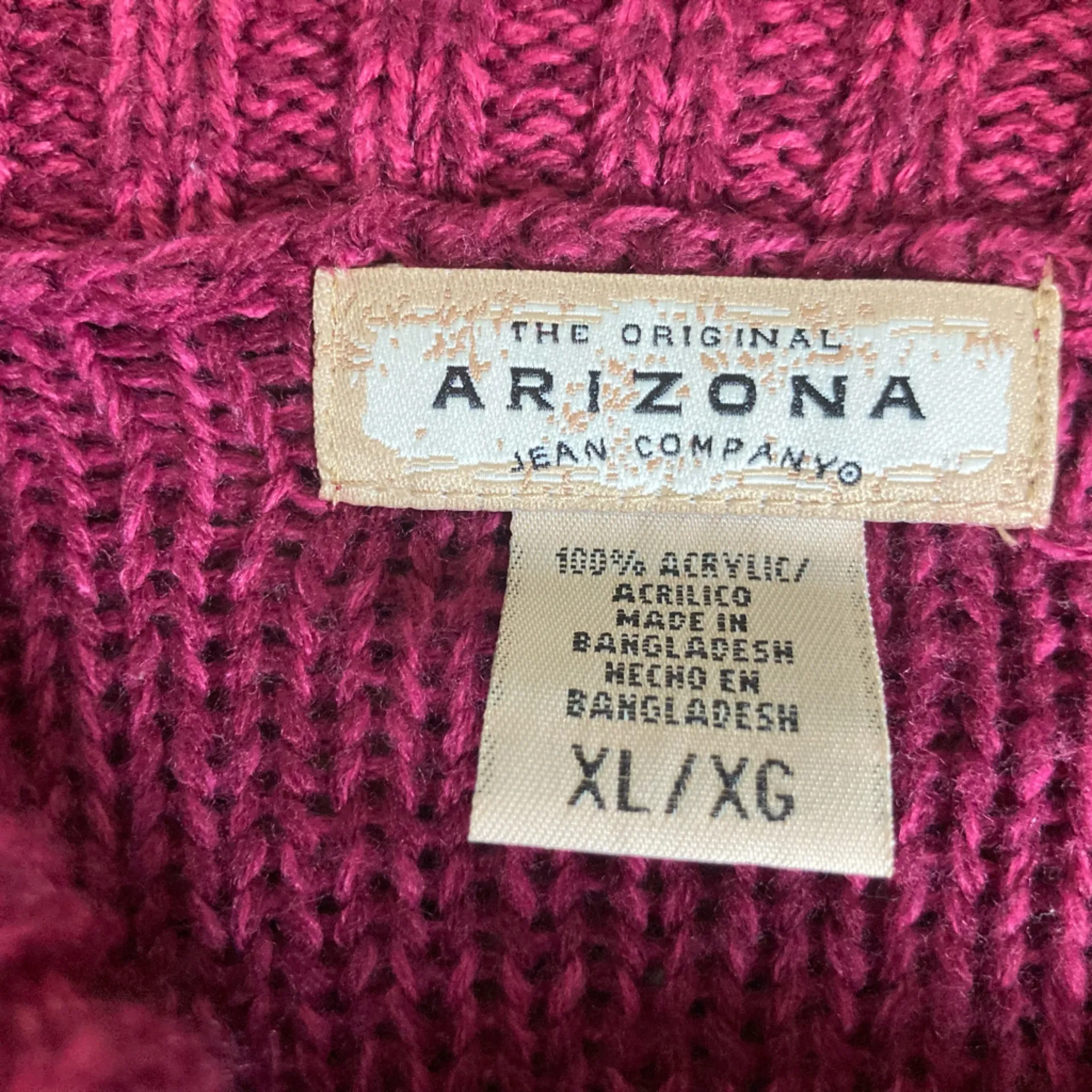 Arizona Jean Company Magenta Cowl Neck Sweater - Image 7