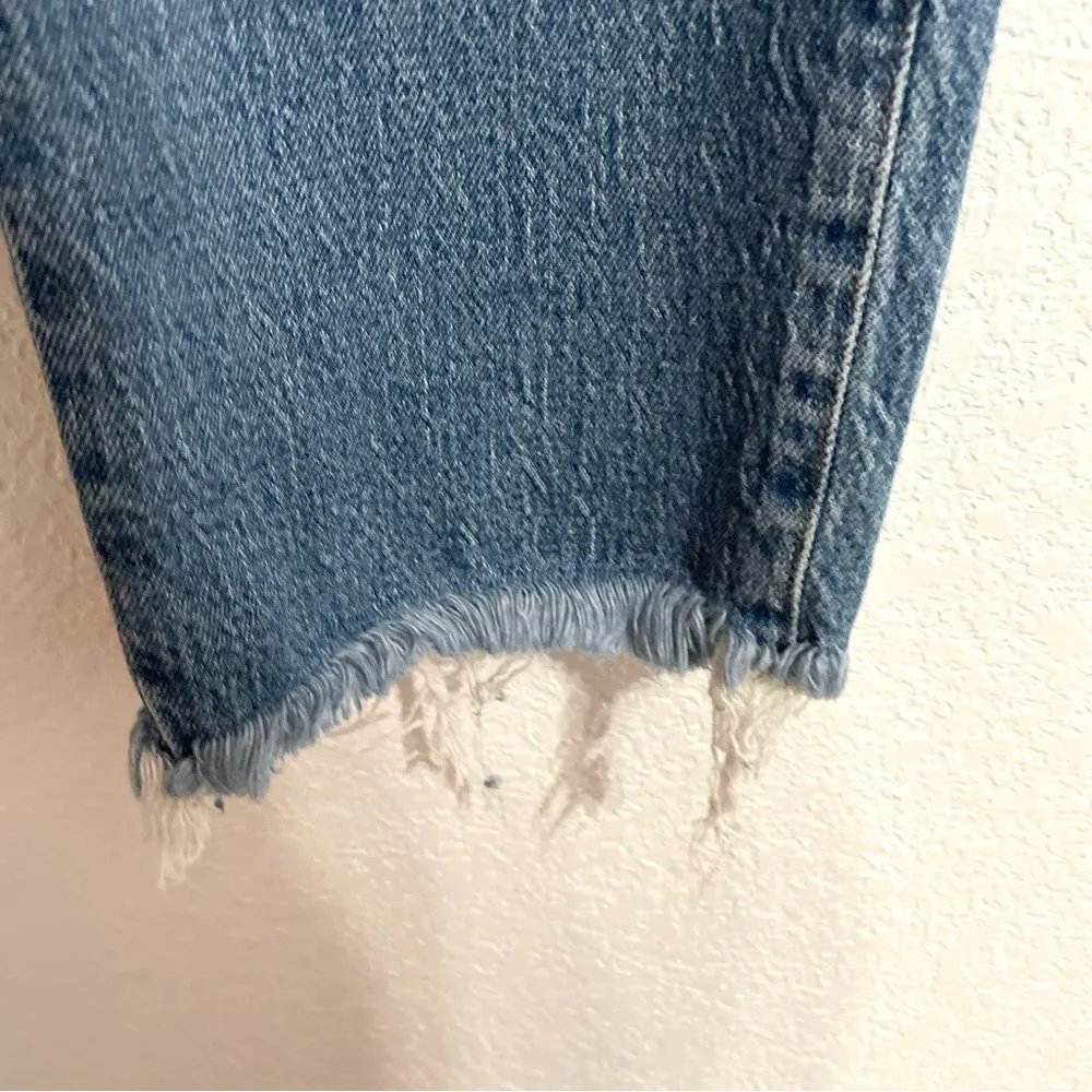 NWT Madewell Womens Jeans Denim The Perfect Vintage Jean Fray Hem Size 33 Tall - Image 8